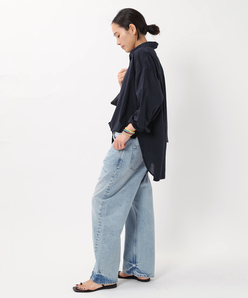 AP STUDIO（エーピーストゥディオ）の「【HOPE/ホープ】DROP JEANS（デニムパンツ・レディース・サックスブルー・28/27/26/25）」の13枚目の写真