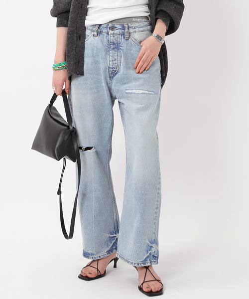 AP STUDIO（エーピーストゥディオ）の「【HOPE/ホープ】DROP JEANS（デニムパンツ・レディース・サックスブルー・28/27/26/25）」の15枚目の写真