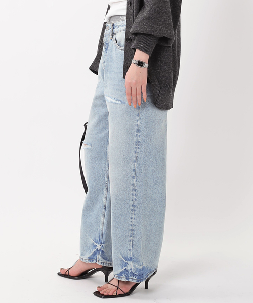 AP STUDIO（エーピーストゥディオ）の「【HOPE/ホープ】DROP JEANS（デニムパンツ・レディース・サックスブルー・28/27/26/25）」の16枚目の写真