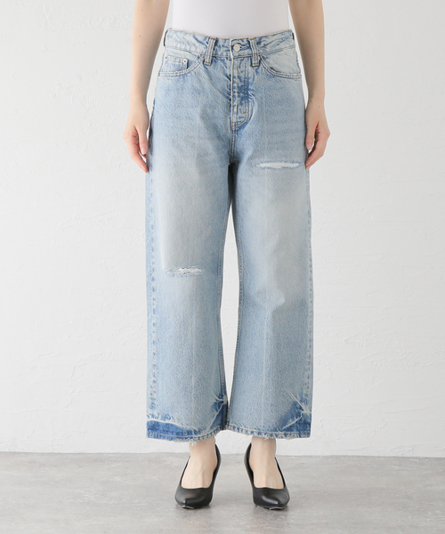 AP STUDIO（エーピーストゥディオ）の「【HOPE/ホープ】DROP JEANS（デニムパンツ・レディース・サックスブルー・28/27/26/25）」の22枚目の写真