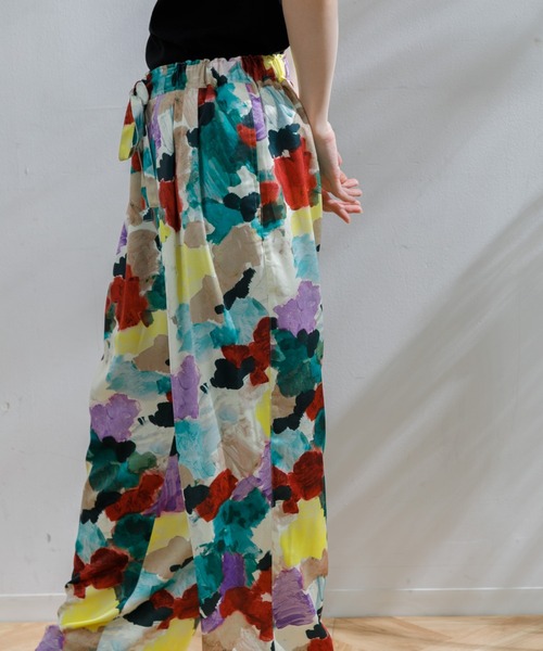 AMERICAN RAG CIE（アメリカンラグシー）の「アブストラクトイージーパンツ（その他パンツ・レディース・イエロー/ブルー・FREE）」の19枚目の写真