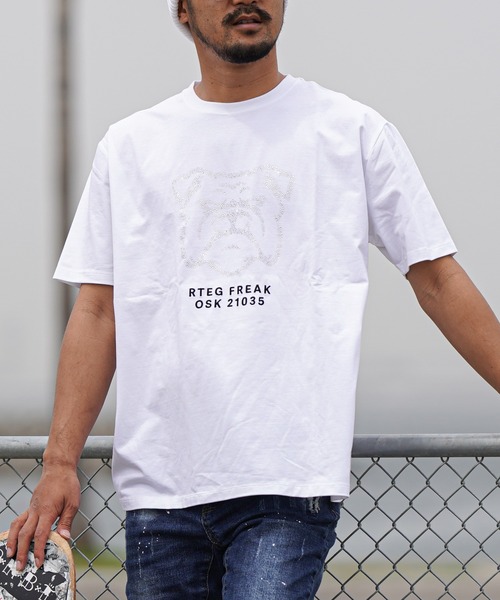 adamsJUGGLER(アダムスジャグラー)の「L.Sドッグティー(Tシャツ/カットソー・メンズ・ホワイト/ブラック・XL/S/M/L/XXL)」の19枚目の写真