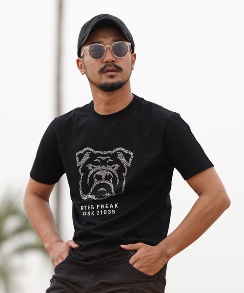 adamsJUGGLER(アダムスジャグラー)の「L.Sドッグティー(Tシャツ/カットソー・メンズ・ホワイト/ブラック・XL/S/M/L/XXL)」の21枚目の写真