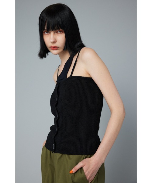 HeRIN.CYE(ヘリンドットサイ)の「Many way bustier メニーウェイビスチェ(チューブトップ・レディース・グレー/オレンジ/ブラック・FREE)」の9枚目の写真