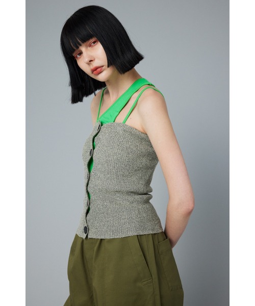 HeRIN.CYE(ヘリンドットサイ)の「Many way bustier メニーウェイビスチェ(チューブトップ・レディース・グレー/オレンジ/ブラック・FREE)」の6枚目の写真