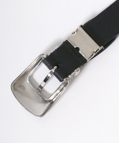 Lee（リー）の「Lee/リー 25mm 細め 本革 ウエスタンレザーベルト（ベルト・メンズ・ダークブラウン/ブラック・FREE）」の5枚目の写真