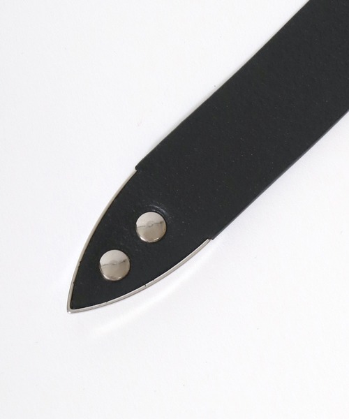 Lee（リー）の「Lee/リー 25mm 細め 本革 ウエスタンレザーベルト（ベルト・メンズ・ダークブラウン/ブラック・FREE）」の9枚目の写真