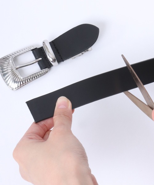 Lee（リー）の「Lee/リー 25mm 細め 本革 ウエスタンレザーベルト（ベルト・メンズ・ダークブラウン/ブラック・FREE）」の12枚目の写真