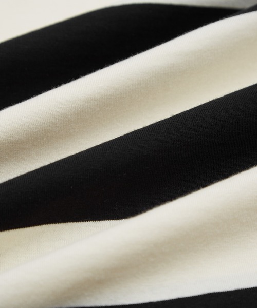 improves(インプローブス)の「ワイドボーダー オーバーサイズ 半袖Tシャツ(Tシャツ/カットソー・メンズ・グレー/チャコール/ブラック・X-LARGE/LARGE/MEDIUM)」の5枚目の写真