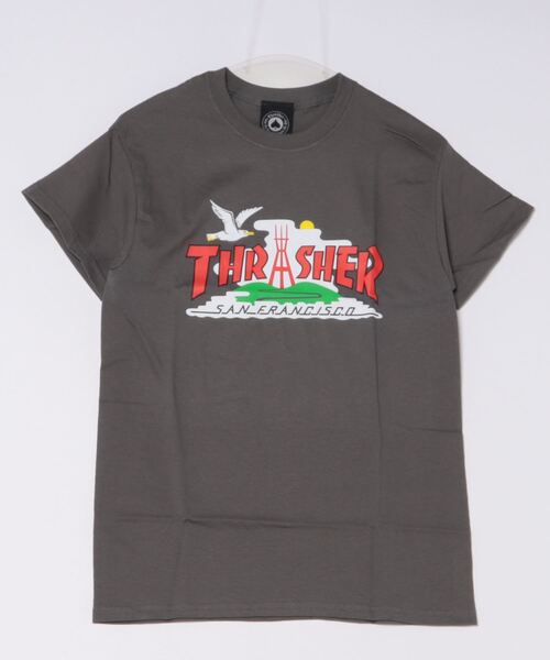 【セール】【THRASHER】コットン ロゴ Tシャツ 311506（Tシャツ/カットソー）｜THRASHER（スラッシャー）