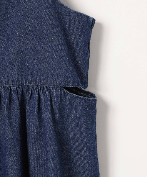 GLOBAL WORK（グローバルワーク）の「デニムキャミワンピース/125325（ワンピース・キッズ・ブルー・120cm/130cm/140cm/150cm/160cm）」の9枚目の写真