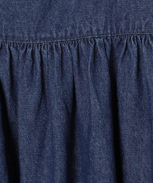 GLOBAL WORK（グローバルワーク）の「デニムキャミワンピース/125325（ワンピース・キッズ・ブルー・120cm/130cm/140cm/150cm/160cm）」の2枚目の写真