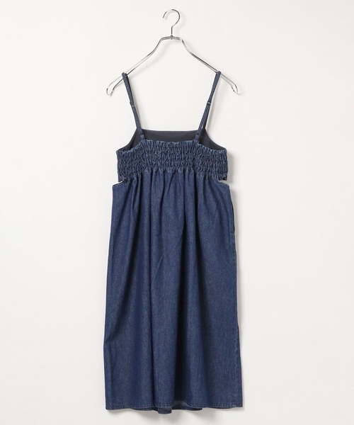 GLOBAL WORK（グローバルワーク）の「デニムキャミワンピース/125325（ワンピース・キッズ・ブルー・120cm/130cm/140cm/150cm/160cm）」の6枚目の写真