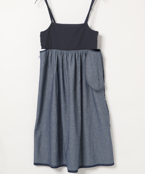 GLOBAL WORK（グローバルワーク）の「デニムキャミワンピース/125325（ワンピース・キッズ・ブルー・120cm/130cm/140cm/150cm/160cm）」の3枚目の写真