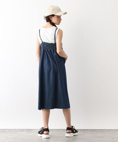 GLOBAL WORK（グローバルワーク）の「デニムキャミワンピース/125325（ワンピース・キッズ・ブルー・120cm/130cm/140cm/150cm/160cm）」の15枚目の写真
