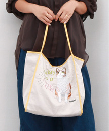 カシュカシュ cachecache / うちの子刺繍トートバッグ