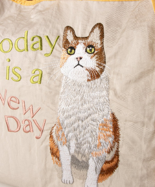 cache cache(カシュ カシュ)の「カシュカシュ cachecache / うちの子刺繍トートバッグ(トートバッグ・レディース・ブラック/ブラウン/ベージュ系その他/イエロー・FREE)」の21枚目の写真
