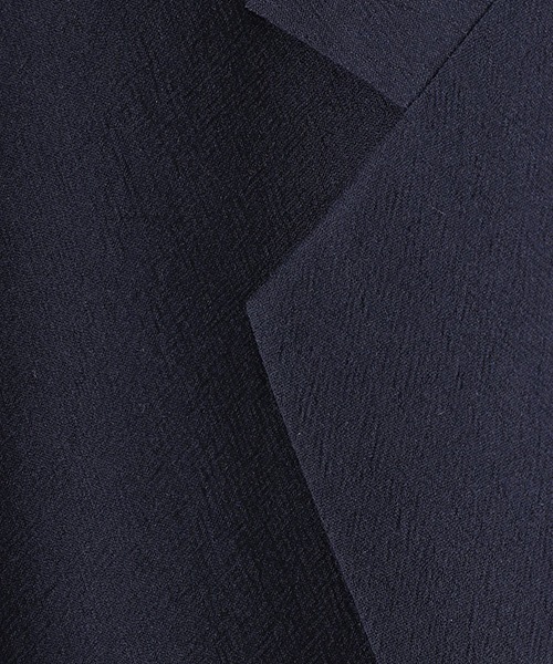 URU（ウル）の「URU / ウル：WOOL RAYON SILK - 2 BUTTON JACKET：24SWRS01[COR]（テーラードジャケット・メンズ・ネイビー・2）」の9枚目の写真
