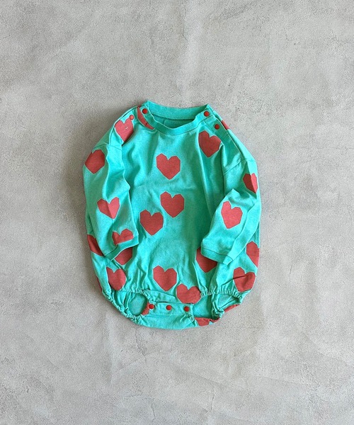 HOGAN RANCH WEAR（ホーガンランチウエア）の「ソウガラナガソデボディシャツ（肌着・キッズ・ブラック/オフホワイト/エメラルド/ピンク/レッド・70/80）」の4枚目の写真