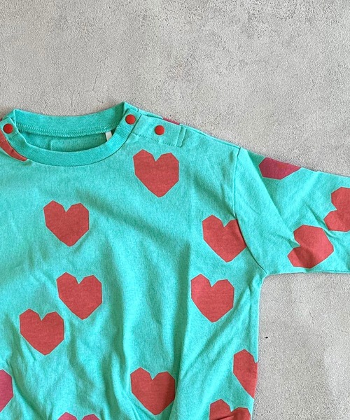 HOGAN RANCH WEAR（ホーガンランチウエア）の「ソウガラナガソデボディシャツ（肌着・キッズ・ブラック/オフホワイト/エメラルド/ピンク/レッド・70/80）」の10枚目の写真