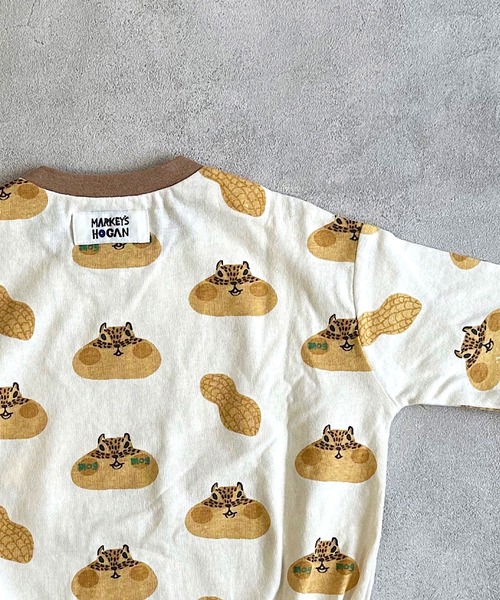 HOGAN RANCH WEAR（ホーガンランチウエア）の「ソウガラナガソデボディシャツ（肌着・キッズ・ブラック/オフホワイト/エメラルド/ピンク/レッド・70/80）」の8枚目の写真