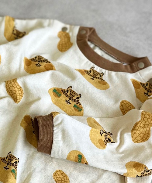 HOGAN RANCH WEAR（ホーガンランチウエア）の「ソウガラナガソデボディシャツ（肌着・キッズ・ブラック/オフホワイト/エメラルド/ピンク/レッド・70/80）」の6枚目の写真