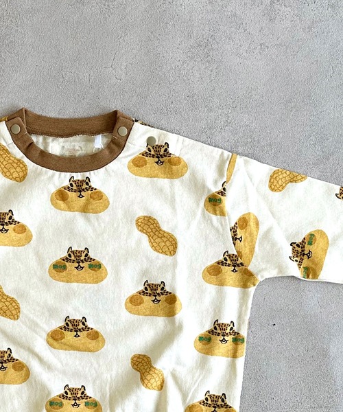 HOGAN RANCH WEAR（ホーガンランチウエア）の「ソウガラナガソデボディシャツ（肌着・キッズ・ブラック/オフホワイト/エメラルド/ピンク/レッド・70/80）」の7枚目の写真