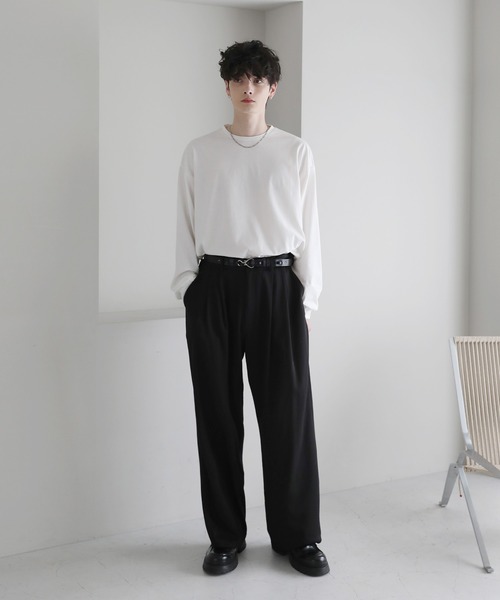 ASTRONOMY(アストロノミー)の「牛革 レザーフックベルト 25㎜(ベルト・メンズ・ブラック/ダークブラウン/ブラック系3/ブラック系2・FREE)」の14枚目の写真