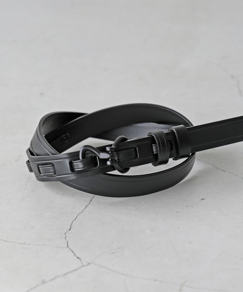 ASTRONOMY(アストロノミー)の「牛革 レザーフックベルト 25㎜(ベルト・メンズ・ブラック/ダークブラウン/ブラック系3/ブラック系2・FREE)」の21枚目の写真