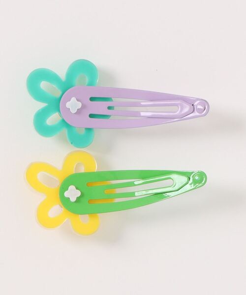 LOWRYS FARM(ローリーズファーム)の「フラワー2Pセットヘアピン 138474(ヘアピン・キッズ・ブルー/ピンク/パープル/イエロー・FREE)」の17枚目の写真
