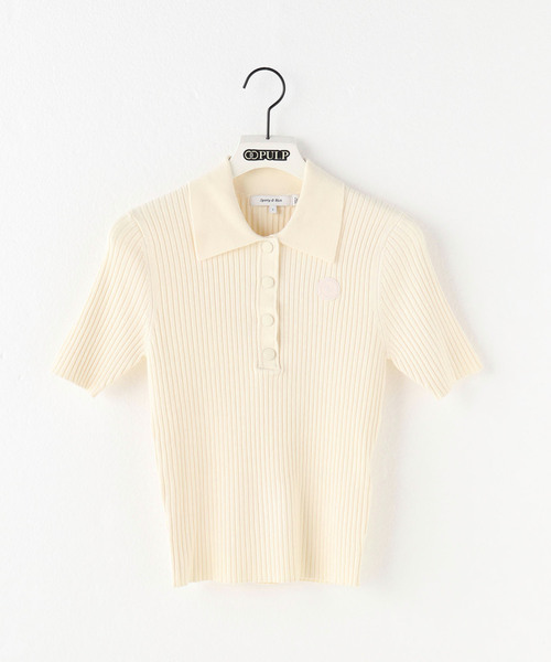 SPORTY&RICH(スポーティアンドリッチ)の「【SPORTY&RICH / スポーティアンドリッチ】SRHWC RIBBED(Tシャツ/カットソー・メンズ・アイボリー・SMALL/X-SMALL)」の1枚目の写真