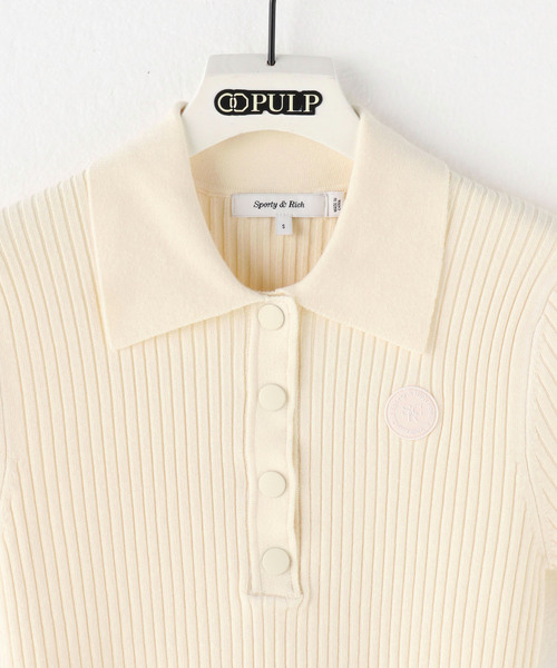 SPORTY&RICH(スポーティアンドリッチ)の「【SPORTY&RICH / スポーティアンドリッチ】SRHWC RIBBED(Tシャツ/カットソー・メンズ・アイボリー・SMALL/X-SMALL)」の3枚目の写真