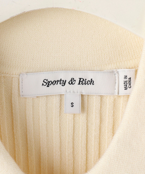 SPORTY&RICH(スポーティアンドリッチ)の「【SPORTY&RICH / スポーティアンドリッチ】SRHWC RIBBED(Tシャツ/カットソー・メンズ・アイボリー・SMALL/X-SMALL)」の11枚目の写真