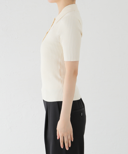 SPORTY&RICH(スポーティアンドリッチ)の「【SPORTY&RICH / スポーティアンドリッチ】SRHWC RIBBED(Tシャツ/カットソー・メンズ・アイボリー・SMALL/X-SMALL)」の15枚目の写真