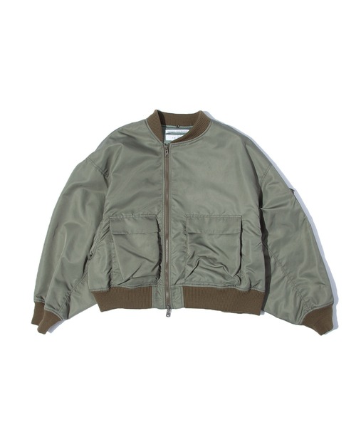 F/CE. （エフシーイー）の「F/CE. BOA COLLAR MA-1 JACKET / エフシーイー ボアカラー MA-1 ジャケット（MA-1・レディース・ブラック/オリーブ・SMALL/MEDIUM）」の5枚目の写真