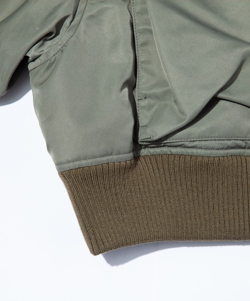 F/CE. （エフシーイー）の「F/CE. BOA COLLAR MA-1 JACKET / エフシーイー ボアカラー MA-1 ジャケット（MA-1・レディース・ブラック/オリーブ・SMALL/MEDIUM）」の13枚目の写真