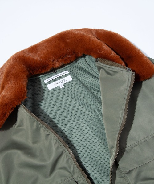 F/CE. （エフシーイー）の「F/CE. BOA COLLAR MA-1 JACKET / エフシーイー ボアカラー MA-1 ジャケット（MA-1・レディース・ブラック/オリーブ・SMALL/MEDIUM）」の11枚目の写真