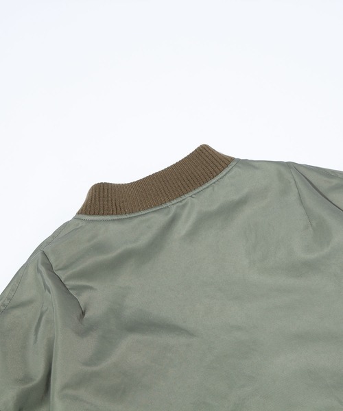 F/CE. （エフシーイー）の「F/CE. BOA COLLAR MA-1 JACKET / エフシーイー ボアカラー MA-1 ジャケット（MA-1・レディース・ブラック/オリーブ・SMALL/MEDIUM）」の18枚目の写真