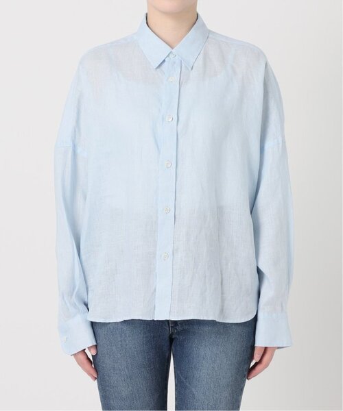 plage(プラージュ)の「《追加》Linen Short シャツ(シャツ/ブラウス・レディース・サックスブルー/ベージュ系その他/ホワイト・FREE)」の16枚目の写真