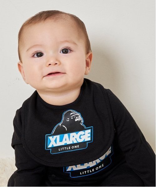 XLARGE KIDS（エクストララージキッズ）の「スランテッドOGゴリラスタイ（その他ベビー用品・キッズ・ブラック/エンジ/トップグレー・FREE）」の2枚目の写真