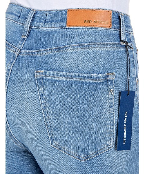 REPLAY（リプレイ）の「12 OZ POWER STRETCH MODAL DENIM（デニムパンツ・レディース・ライトブルー・24inch/23inch/26inch/25inch）」の6枚目の写真