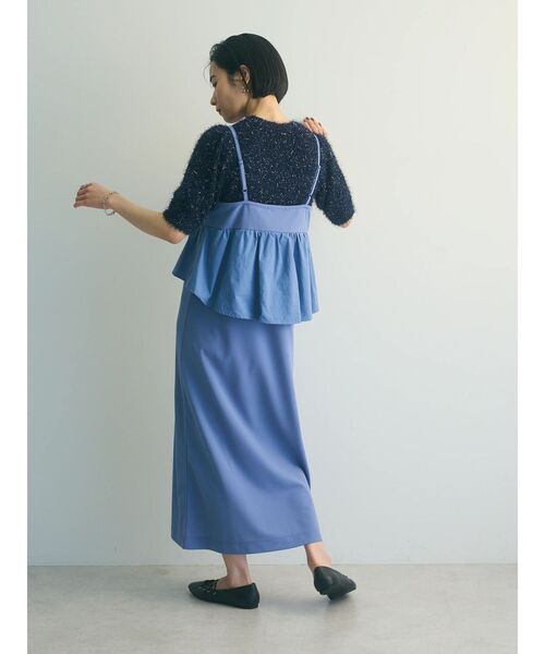 armonia（アルモニーア）の「armonia.ペプラムキャミワンピース（ワンピース・レディース・ブルー/グレー/ブラック・FREE）」の8枚目の写真