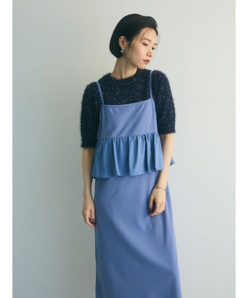 armonia（アルモニーア）の「armonia.ペプラムキャミワンピース（ワンピース・レディース・ブルー/グレー/ブラック・FREE）」の9枚目の写真