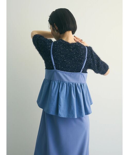 armonia（アルモニーア）の「armonia.ペプラムキャミワンピース（ワンピース・レディース・ブルー/グレー/ブラック・FREE）」の11枚目の写真