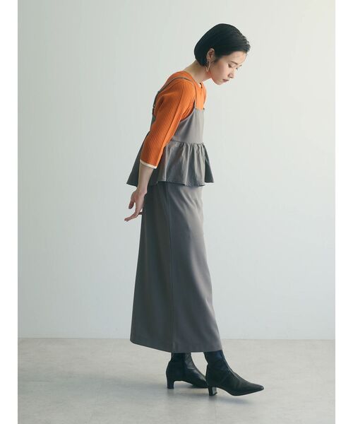 armonia（アルモニーア）の「armonia.ペプラムキャミワンピース（ワンピース・レディース・ブルー/グレー/ブラック・FREE）」の17枚目の写真