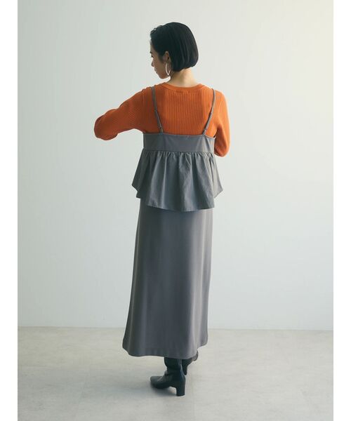 armonia（アルモニーア）の「armonia.ペプラムキャミワンピース（ワンピース・レディース・ブルー/グレー/ブラック・FREE）」の18枚目の写真