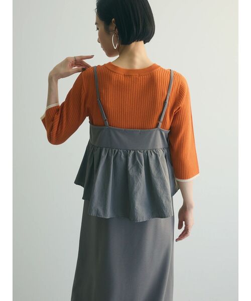 armonia（アルモニーア）の「armonia.ペプラムキャミワンピース（ワンピース・レディース・ブルー/グレー/ブラック・FREE）」の21枚目の写真