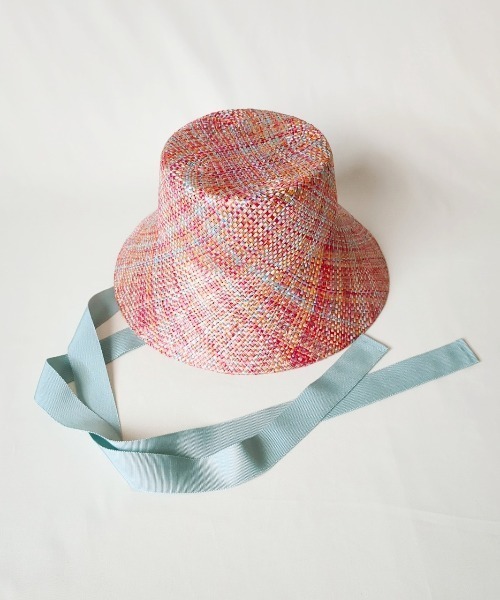 ORIENT MILLINERY(オリエント ミリナリー)の「《別注》IDYLL by ORIENT MILLINERY x ANTHONY PETO - フランス製ラミーキャプリーヌ(ハット・レディース・ブラック/パープル/ピンク/グリーン・57)」の2枚目の写真
