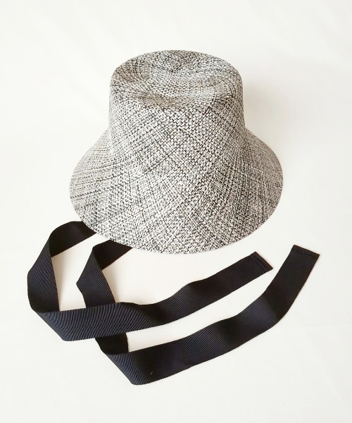 ORIENT MILLINERY(オリエント ミリナリー)の「《別注》IDYLL by ORIENT MILLINERY x ANTHONY PETO - フランス製ラミーキャプリーヌ(ハット・レディース・ブラック/パープル/ピンク/グリーン・57)」の1枚目の写真
