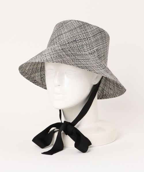ORIENT MILLINERY(オリエント ミリナリー)の「《別注》IDYLL by ORIENT MILLINERY x ANTHONY PETO - フランス製ラミーキャプリーヌ(ハット・レディース・ブラック/パープル/ピンク/グリーン・57)」の8枚目の写真